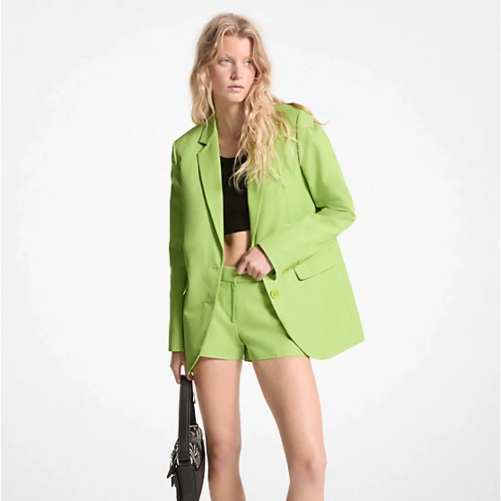 Michael Kors Green Blazer Jacket Oversized